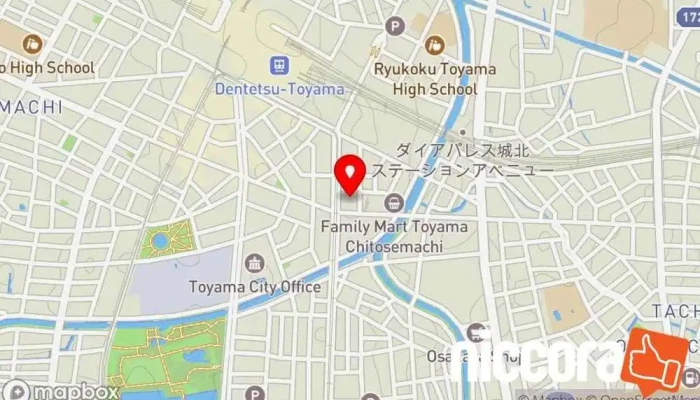 の地図 マンパワーグループ 富山支店 人材派遣業, IT コンサルタント, 職業紹介所, 人事コンサルティング, リクルート業者, 職業安定所 で 富山市