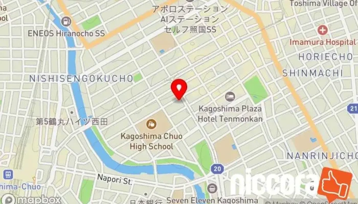 の地図 マンパワーグループ 鹿児島支店 人材派遣業, IT コンサルタント, 職業紹介所, 人事コンサルティング, リクルート業者, 職業安定所 で 鹿児島市