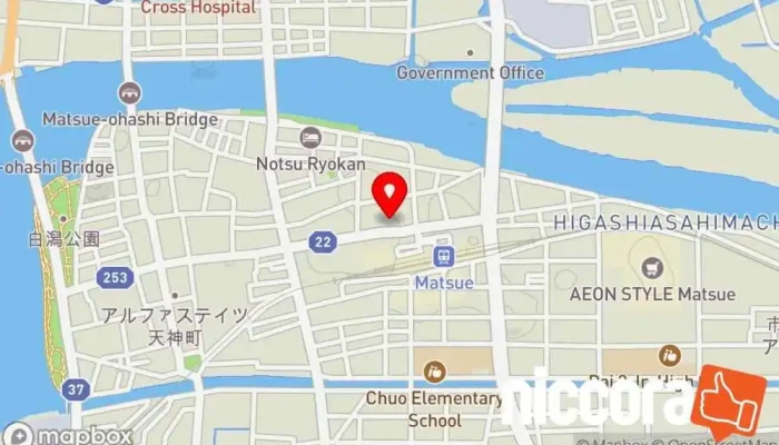 の地図 マンパワーグループ 山陰支店 人材派遣業, IT コンサルタント, 職業紹介所, 人事コンサルティング, リクルート業者, 職業安定所 で 松江市