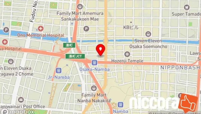の地図 マンパワーグループ ケアサービス難波支店 人材派遣業, IT コンサルタント, 職業紹介所, 人事コンサルティング, リクルート業者, 職業安定所 で 大阪市