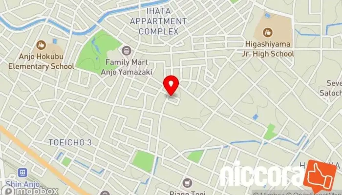 の地図 マックスコム株式会社 広告代理店, 企業経営コンサルタント, IT コンサルタント で 安城市