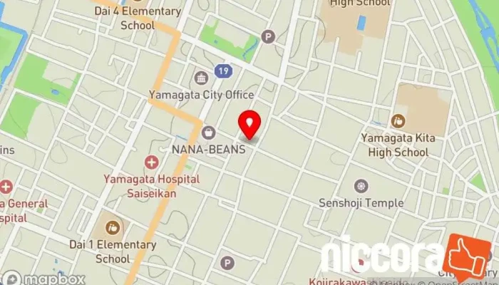 の地図 MD株式会社 コンサルタント で 山形市