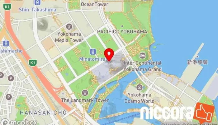 の地図 【みなとみらいで働こう♫】UNI COFFEE(ﾕﾆｺｰﾋｰ)運営会社 IT コンサルタント で 横浜市