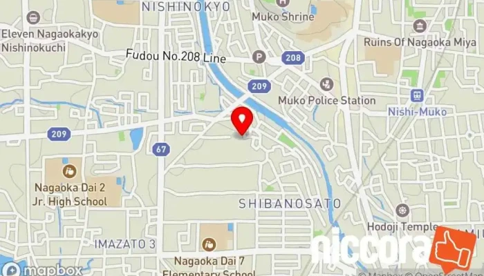 の地図 MZシステム パソコン修理店 で 長岡京市