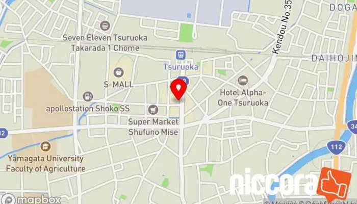の地図 ナクス ジャパン IT コンサルタント で 鶴岡市