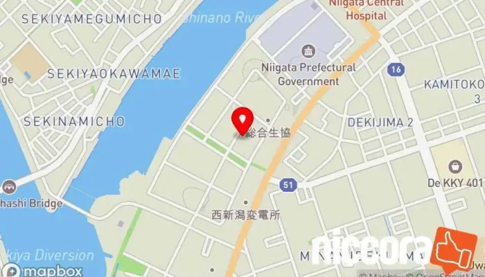 の地図 ＮＢＣニイガタ・ビジネスセンター 企業経営コンサルタント で 新潟市