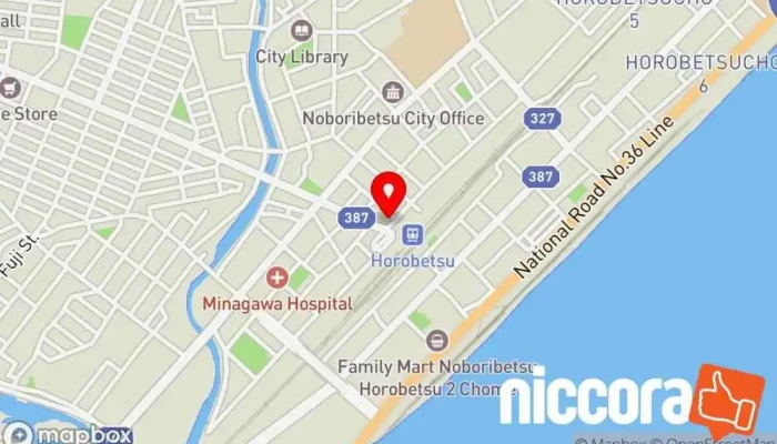 の地図 N.I トレーディング オフィス 市場調査者 で 登別市