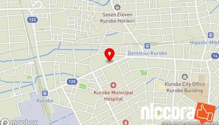 の地図 にいかわ若者サポートステーション 職業紹介所, 政府機関 で 黒部市