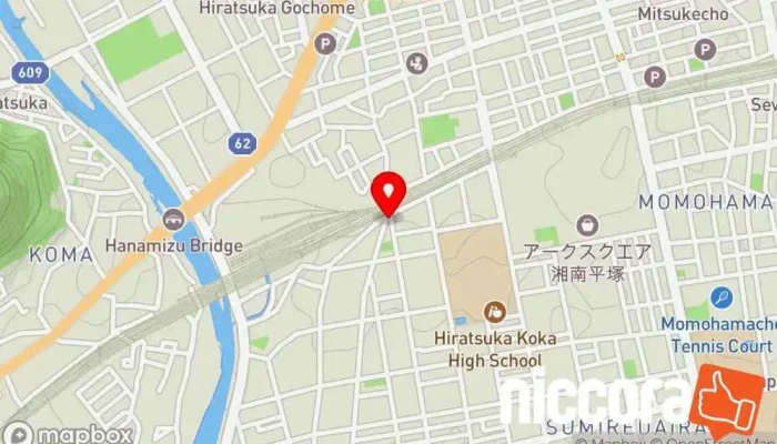 の地図 NIJIC®︎ ニジック.ＪＰ コンサルタント で 平塚市