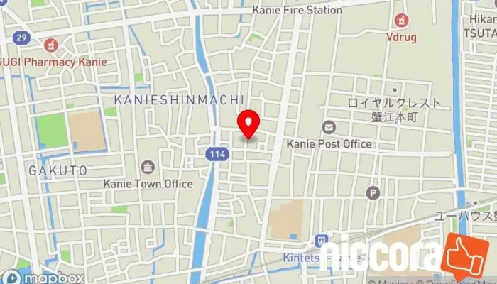 の地図 NP-office IT コンサルタント, 保険代理店 で 蟹江町