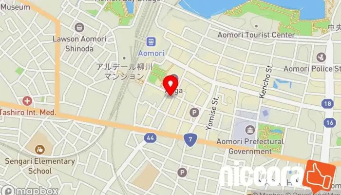 の地図 NPO法人あおもりIT活用サポートセンター NPO法人 で 青森市