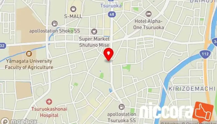 の地図 オフィスアスカ IT コンサルタント で 鶴岡市