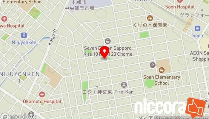 の地図 オフィスくまさん IT コンサルタント で 札幌市