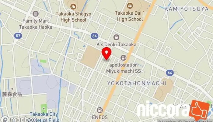 の地図 オフィスクリエイション 企業経営コンサルタント, IT コンサルタント, パソコンショップ で 高岡市