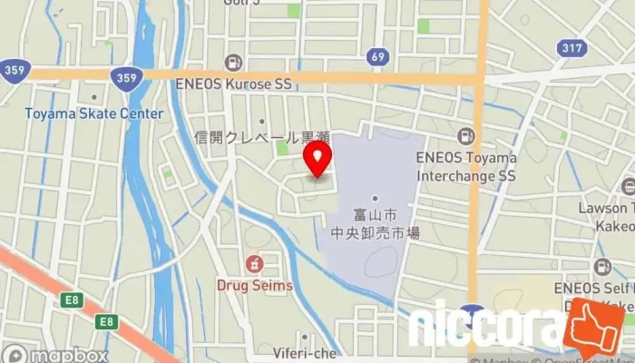 の地図 オスダケ IT コンサルタント, 広告代理店 で 富山市