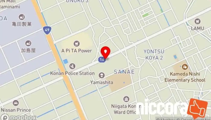 の地図 パソコン教室ダイマック亀田教室 コンピュータ教室, ビジネス スクール, コンピューター サポート、サービス で 新潟市