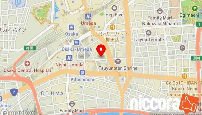 の地図 パソコンドック24 大阪梅田本部 パソコン修理店, IT コンサルタント, コンピューター サポート、サービス, データ復旧業 で 大阪市