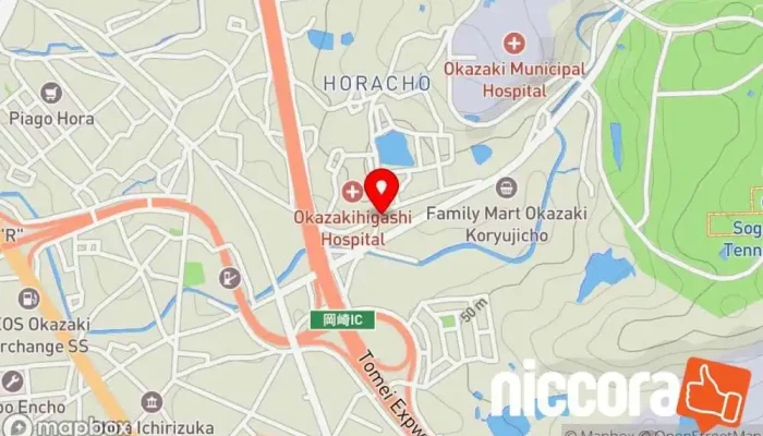 の地図 パソコンドック24 岡崎店 パソコン修理店, IT コンサルタント, コンピューター サポート、サービス, データ復旧業 で 岡崎市