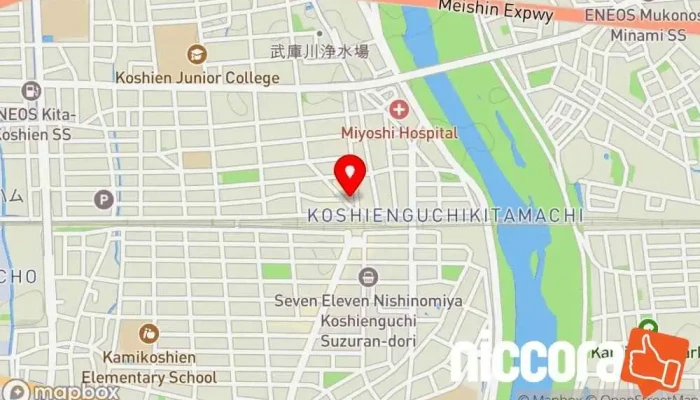 の地図 パソコンサポートセンター西宮 パソコン修理店, IT コンサルタント, コンピューター サポート、サービス, 中古パソコン店 で 西宮市