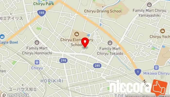 の地図 パソコンスクール なぎの コンピュータ教室, 店舗, 家庭教師業 で 知立市