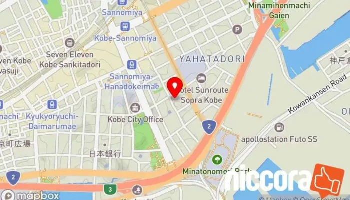 の地図 ペタビット株式会社 IT コンサルタント で 神戸市
