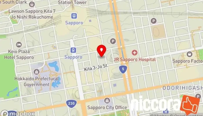 の地図 PFU ITサービス㈱ パソコン卸売業者 で 札幌市