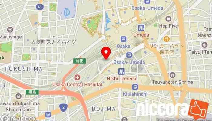 の地図 プロアクシアコンサルティング（株） IT コンサルタント で 大阪市