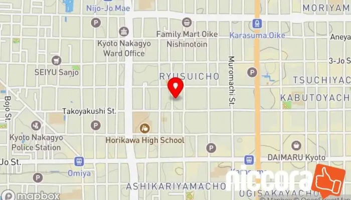 の地図 Reberal IT コンサルタント で 京都市