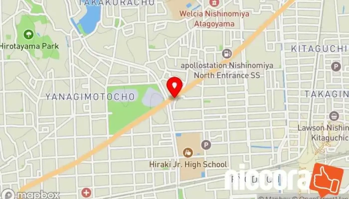の地図 ReXeR PeRSoNaL GyM(レクサー パーソナル ジム) 西宮 パーソナル トレーナー, フィットネスルーム, スポーツジム, フィットネス プログラム, フィットネス クラブ, ダイエット支援サービス で 西宮市