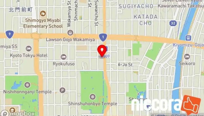 の地図 Rita Consulting株式会社 企業のオフィス で 京都市