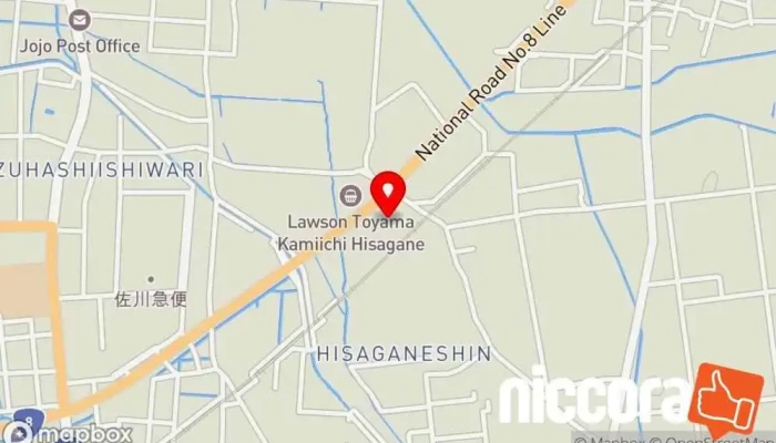 の地図 ロジスティード中部（株）富山営業所 ロジスティクスサービス で 上市町