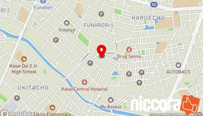 の地図 セーフトレースハブ㈱ IT コンサルタント で 江戸川区