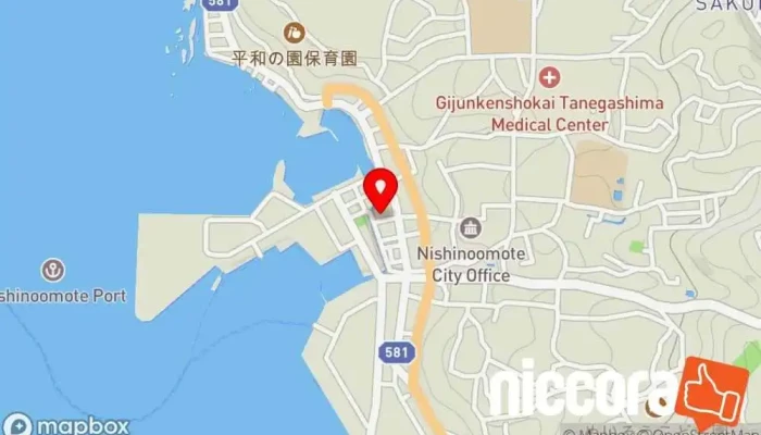 の地図 センチュリー２ 軽食店 で 西之表市