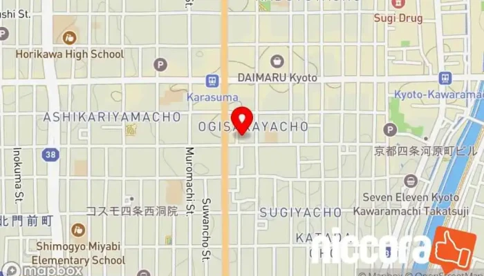 の地図 シーライヴ株式会社・京都本社 ソフトウェア企業 で 京都市