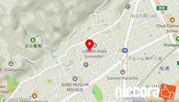 の地図 シンクインク株式会社 IT コンサルタント, 企業経営コンサルタント で 神戸市