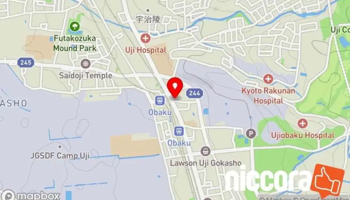 の地図 システム工房ヤマックス コンピューター サポート、サービス で 宇治市