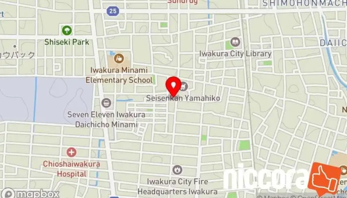 の地図 システムテクニカ㈱ 企業のオフィス で 岩倉市