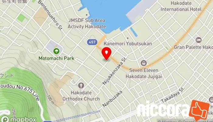 の地図 SMALL TOWN HOSTEL Hakodate ゲスト ハウス, 企業のオフィス で 函館市