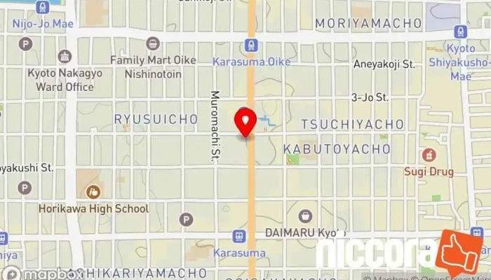 の地図 ソフトコム株式会社 ウェブ デザイナー, インターネット ショップ で 京都市