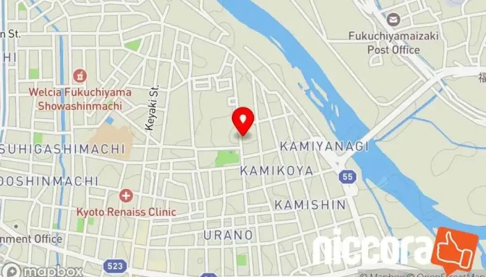 の地図 style it 衣料品店 で 福知山市