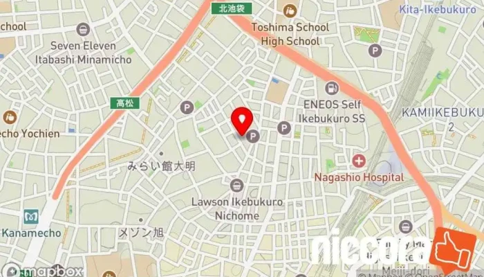 の地図 スタジオ空洞 劇場, 音楽スタジオ で 豊島区