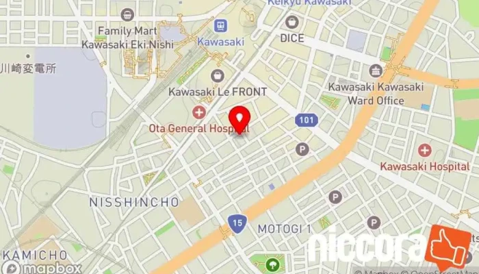 の地図 T&E コーチングセンター で 川崎市