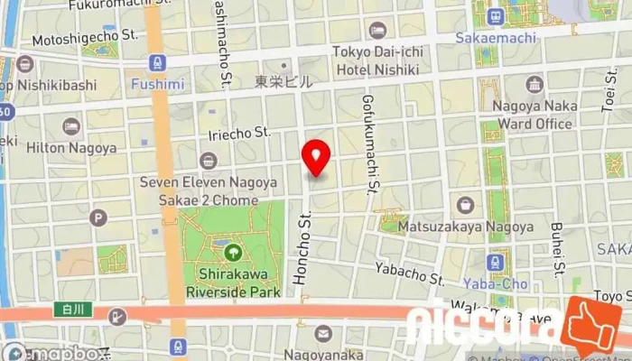 の地図 テクノプロ・デザイン社 名古屋支店 企業のオフィス で 名古屋市