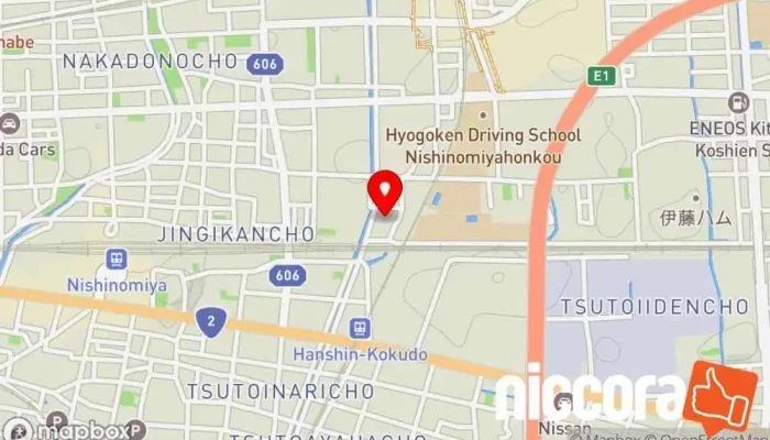 の地図 TEMSTECH | ウェブ デザイナー, IT コンサルタント, グラフィック デザイナー で 西宮市