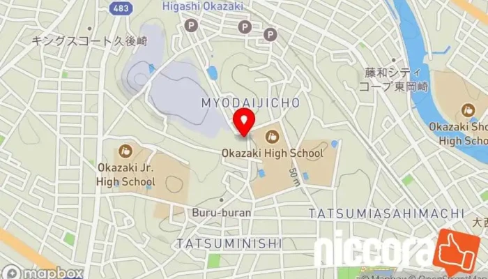 の地図 TPF インターネット マーケティング業, IT コンサルタント で 岡崎市
