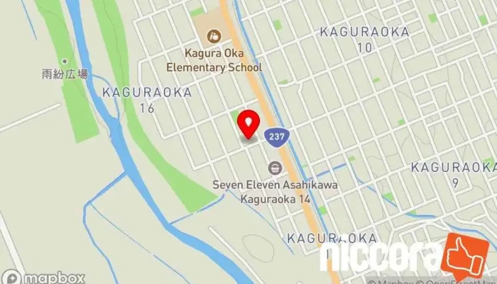 の地図 TUKASA企画合同会社 ウェブ デザイナー, IT コンサルタント, デジタル印刷サービス, グラフィック デザイナー, マーケティング コンサルタント, 写真家 で 旭川市