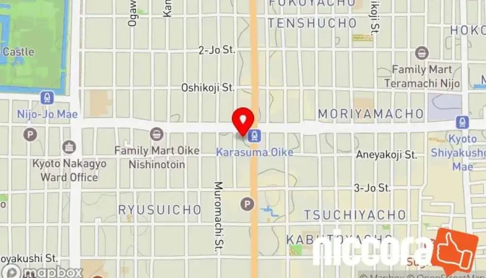 の地図 UR賃貸住宅 京都営業センター 不動産店, 不動産管理会社 で 京都市
