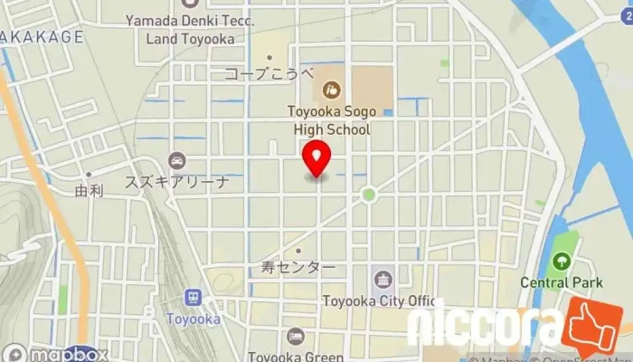 の地図 ＵＴコネクト株式会社 豊岡オフィス 人材派遣業, 職業紹介所, 人材センター, 人事コンサルティング で 豊岡市