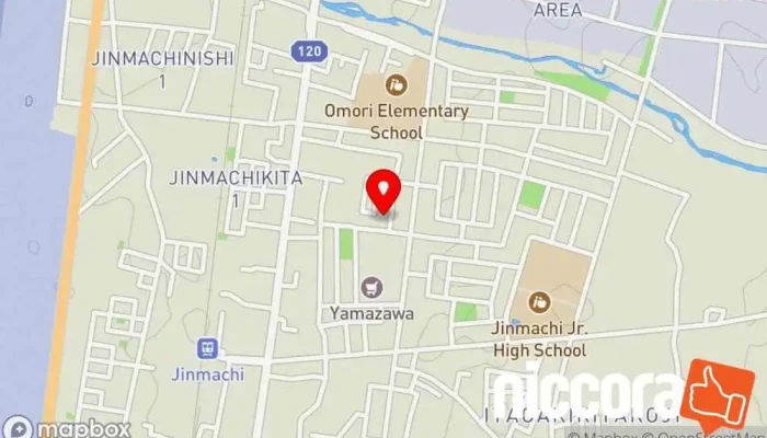 の地図 ワークエージェント㈱ 人材派遣業 で 東根市