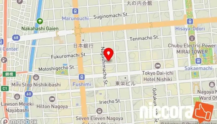 の地図 WINNER Corporation 名古屋オフィス 企業経営コンサルタント, 経営管理サービス, IT コンサルタント, コンサルタント で 名古屋市